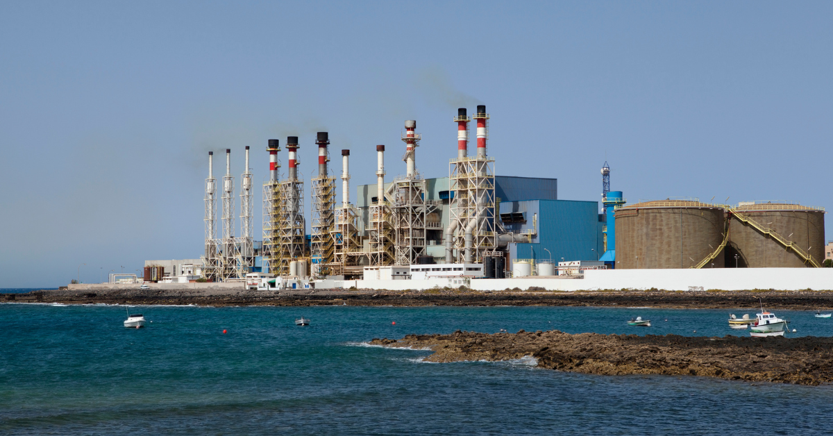 photo of a desalination plant