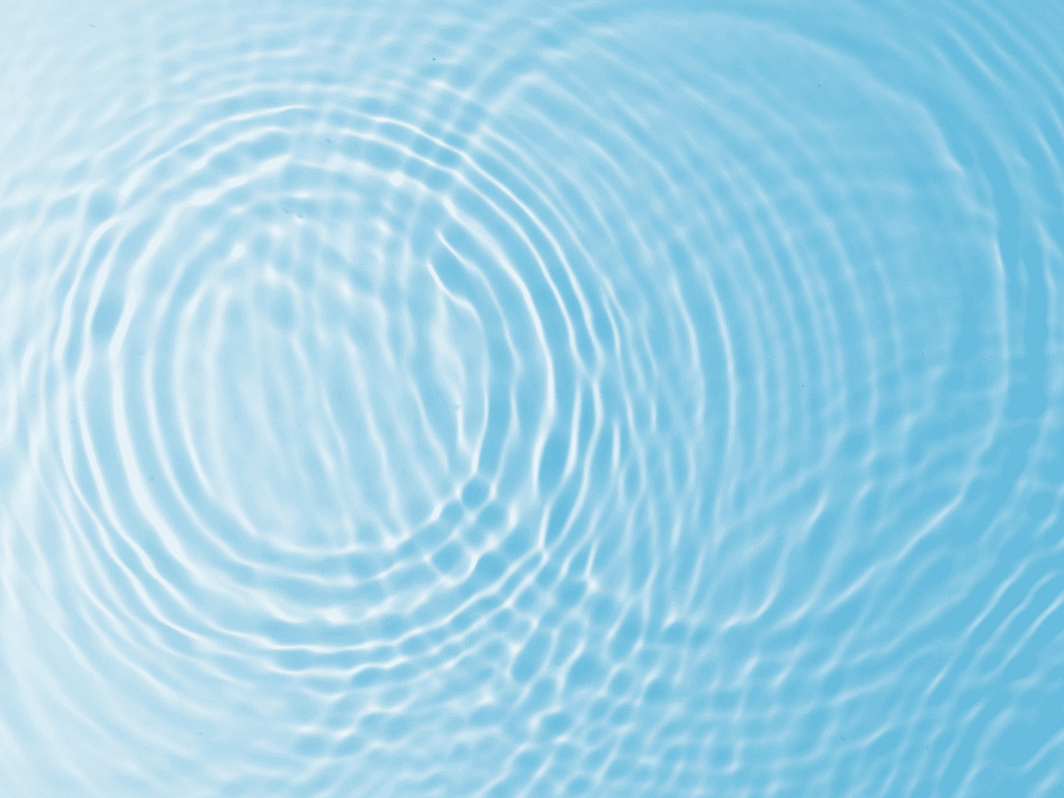 Water droplet ripple effect